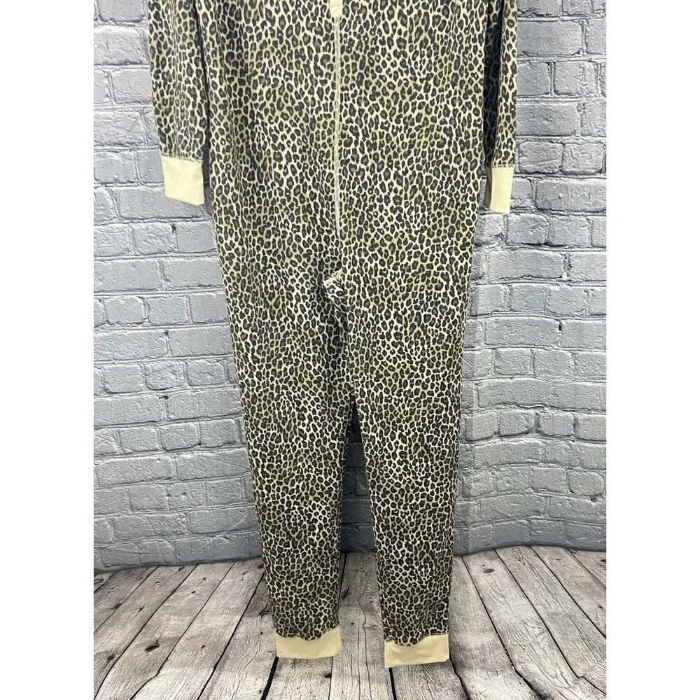 Fruit  of the Loom Women's Waffle Unionsuit Animal Print Size M/L - Picture 5 of 9